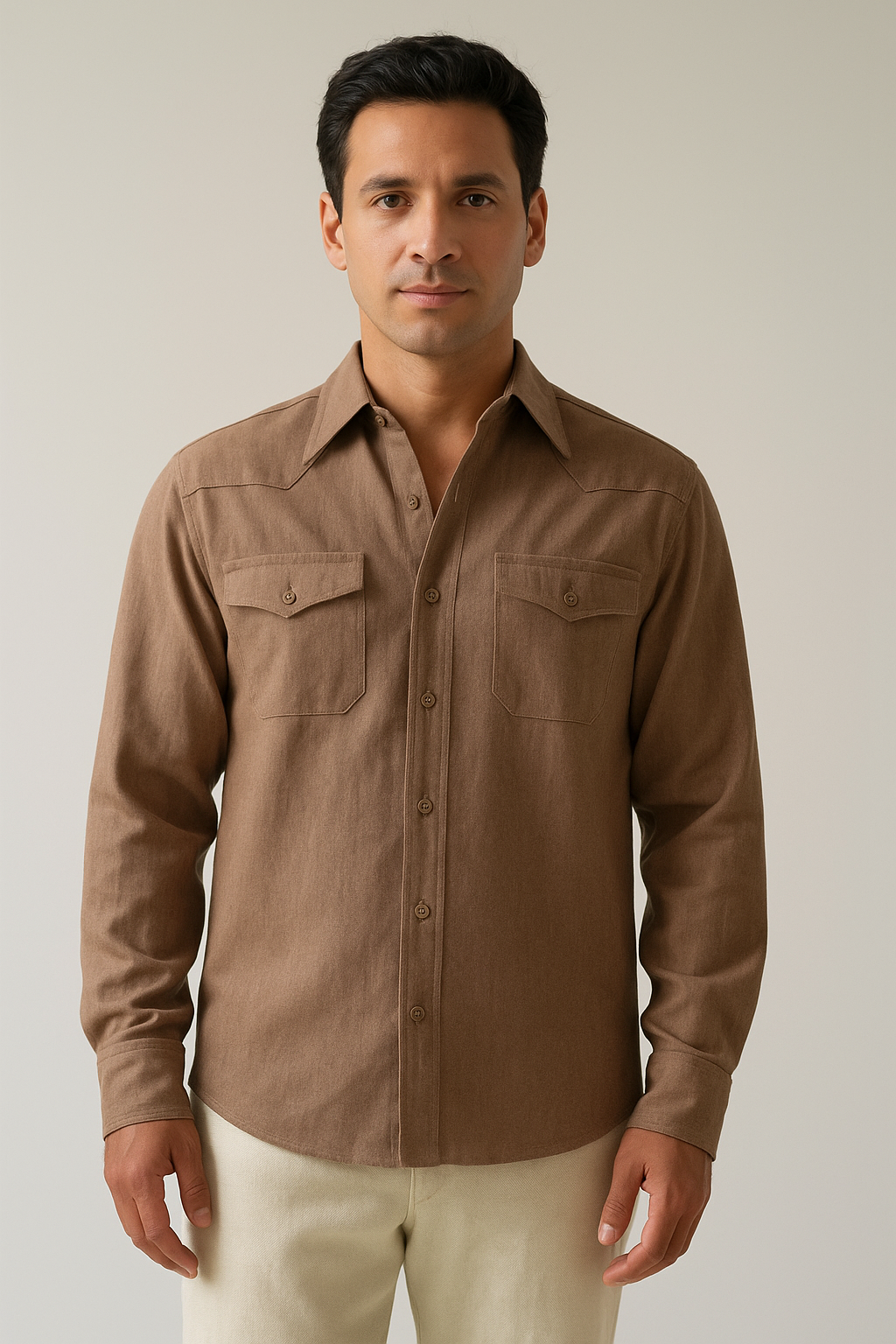 Sandstone Linen Shirt