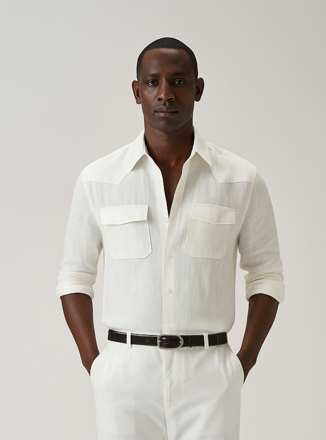 Ivory Coast Linen Shirt